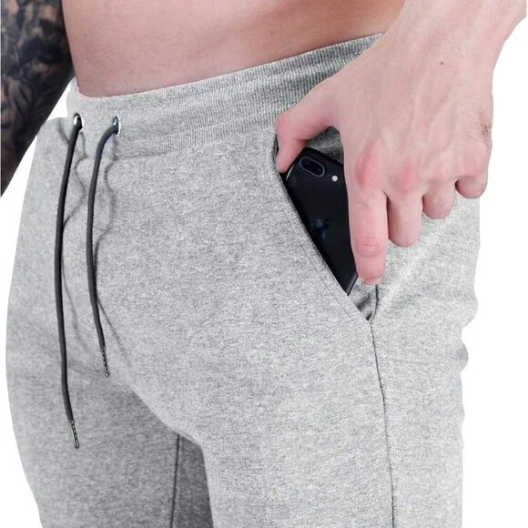 Men's Slim Joggers Gym Workout Pants,Sport Training Tapered Sweatpants,Casual At - Picture 4 of 6